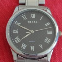 Елегантен мъжки часовник  RITAL QUARTZ много красив стилен 28141, снимка 2 - Мъжки - 37243191