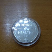 Монета" I Survived 2020"/covid-19, снимка 4 - Нумизматика и бонистика - 32401198