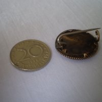 Стара  миниатюрна брошка за снимка, снимка 2 - Колекции - 43360994