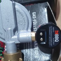 Италиански редуцил винтил за газ с манометър , снимка 5 - Газови котлони - 43308043