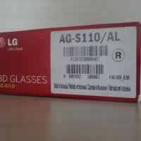 AG-S100  LG 3D GLASSES 3д очила, снимка 4 - Стойки, 3D очила, аксесоари - 32595176