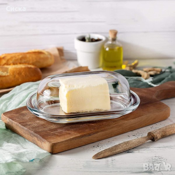 🧈 Елегантна стъклена кутия за масло в Кутии за храна в гр. Варна ...