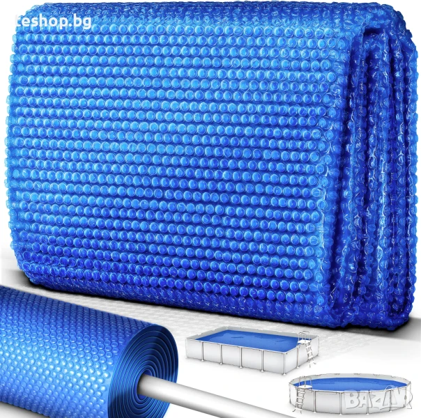 Соларно покривало/фолио за басейн Tillvex в 2 размера, снимка 1