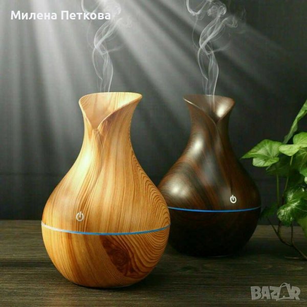 Ароматерапия. Арома дифузер ароматизатор и овлажнител за въздух Лампа., снимка 1