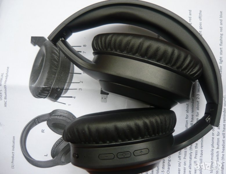 Слушалки Bluetooth ANC, снимка 1