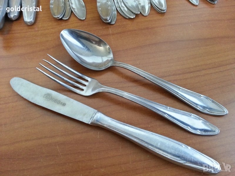 Български прибори за хранене Петко Денев , снимка 1