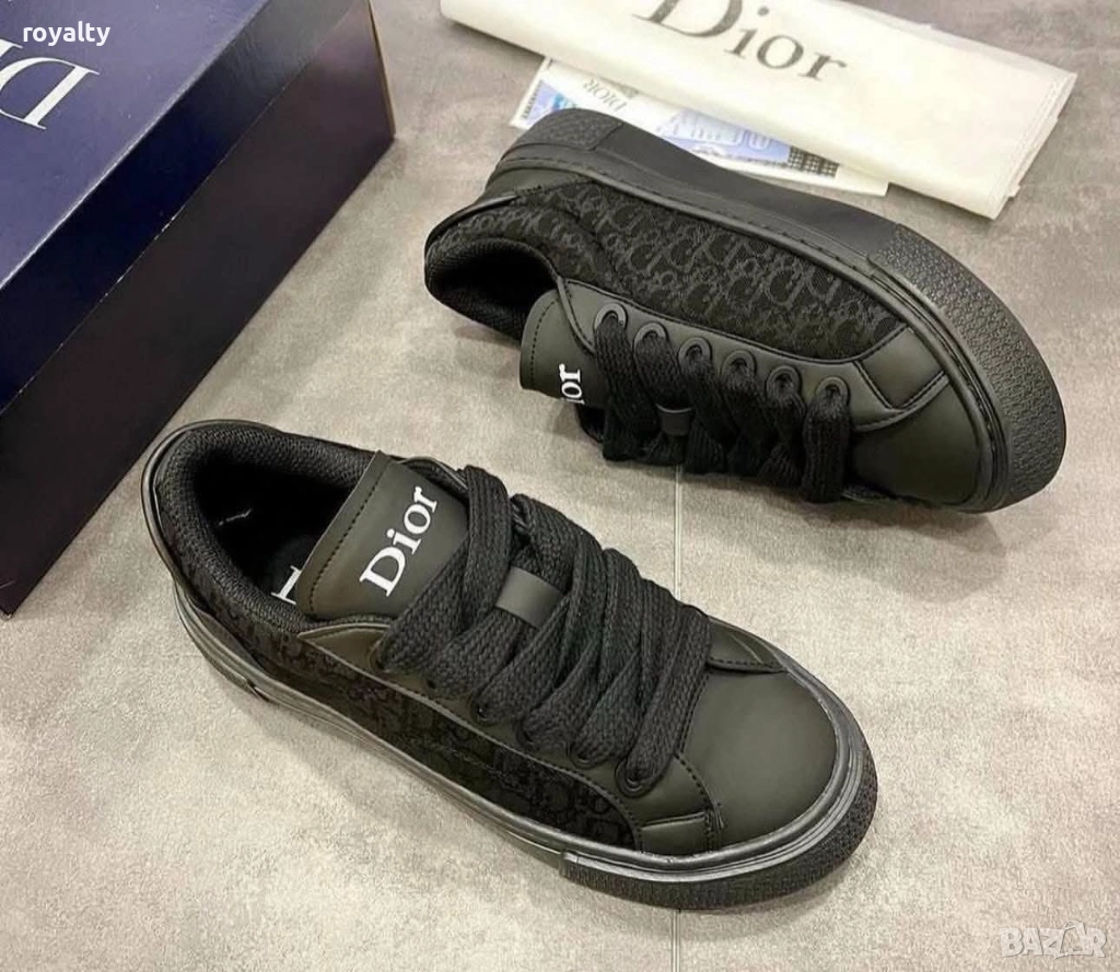 Christian Dior Черни Дамски Маратонки , снимка 1