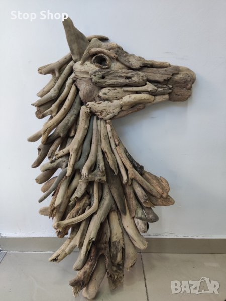 Конска глава ръчно изработена от Индонезия , снимка 1