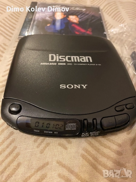 SONY Discman D131 + Чисто нови слушалки и CD Modern Talking , снимка 1