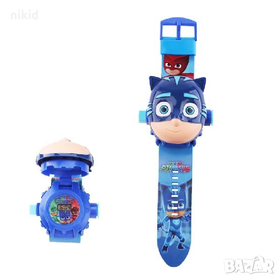 PJMASKS PJ Masks PJ Mask pjmask 3D детски часовник прожектор , снимка 1