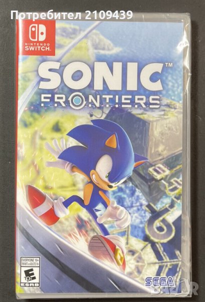 чисто нова Sonic Frontiers Nintendo Switch, снимка 1