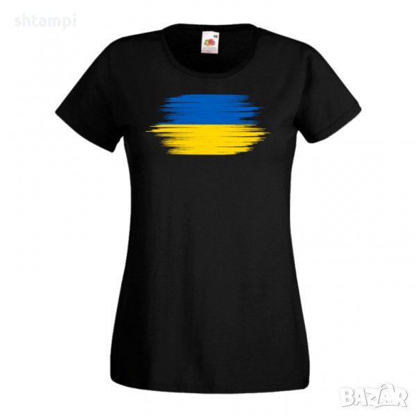 Дамска Тениска Ukraine Flag 2 спрете войната,подкрепям Укркайна,, снимка 1