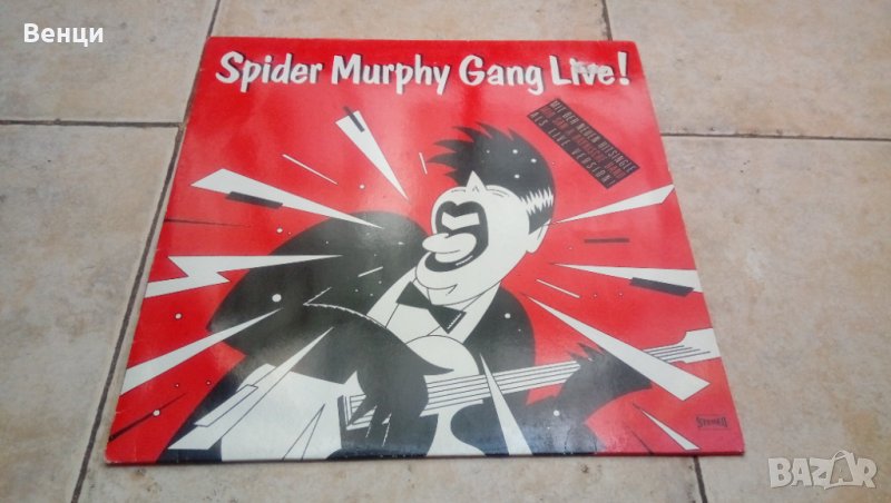 Грамофонна плоча на  SPIDER MURPHY GANG-Live   LP., снимка 1