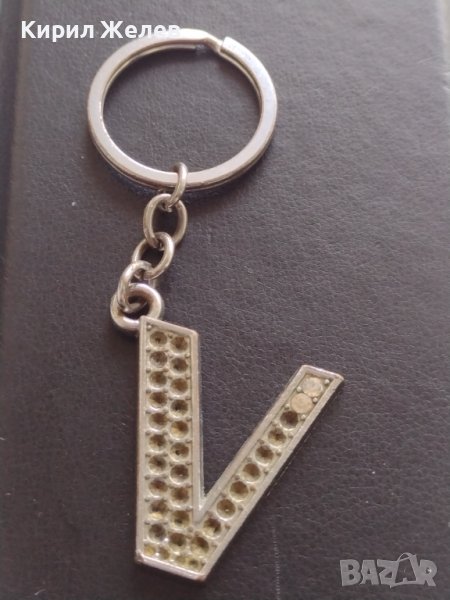 Метален ключодържател буква V много красив стилен дизайн 18043, снимка 1