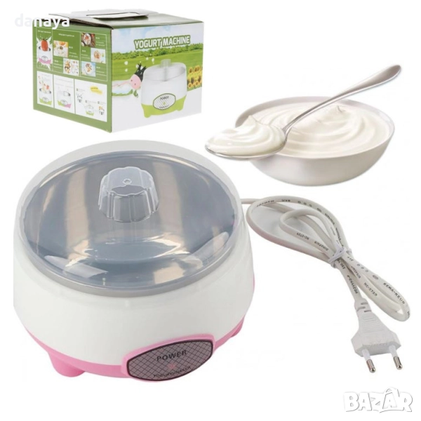 6076 Малка машина за кисело мляко йогурт, 1 литър, снимка 1