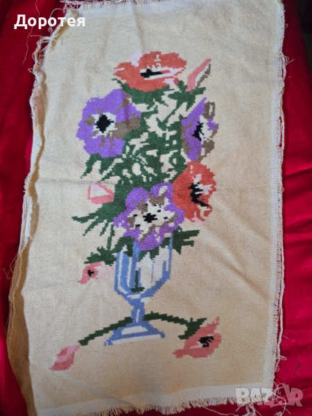 Гоблен,,Цветя,, , снимка 1