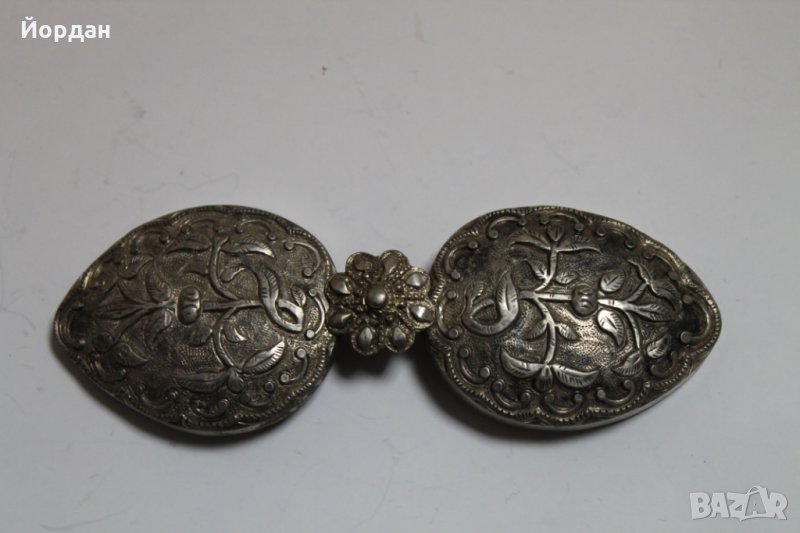 Уникални детски сребърни ковани пафти , снимка 1