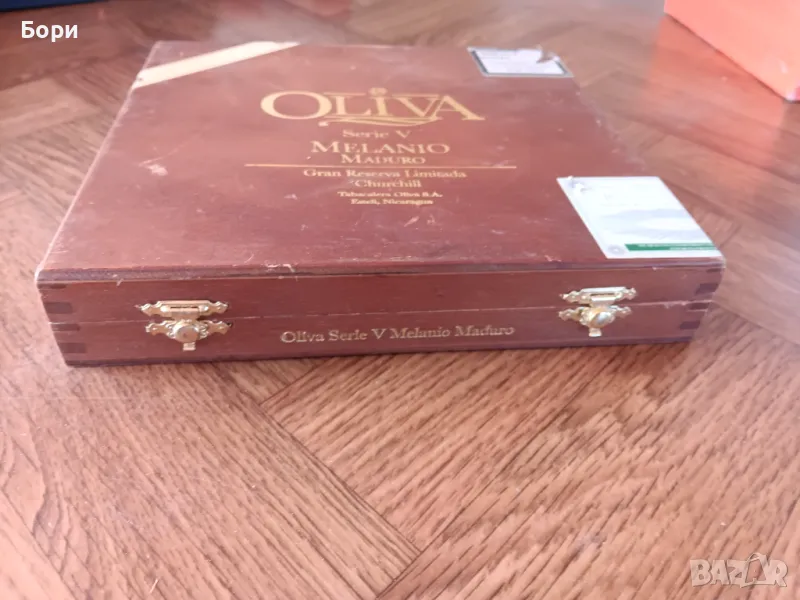 Кутия от пури дървена / 12, снимка 1