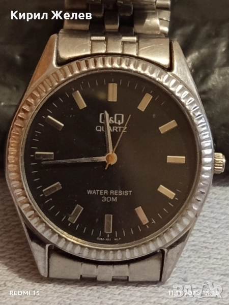 Елегантен часовник мъжки Q/Q QUARTZ JAPAN красив стилен дизайн 51562, снимка 1