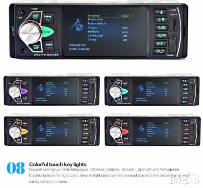 Авторадио MP5 , 4022D, снимка 1