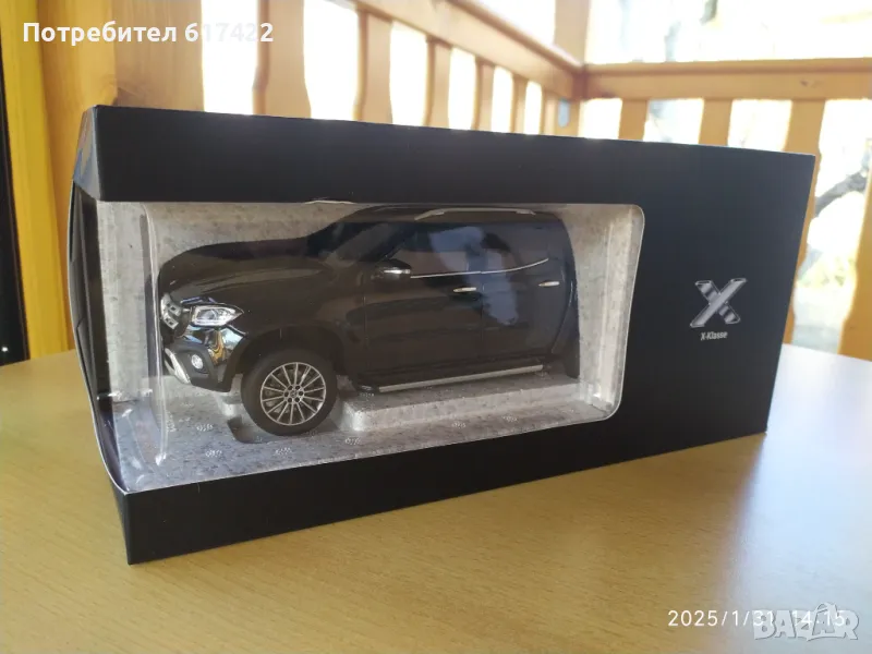 1:18 Метален модел на Mercedes-Benz X-Class Pickup 2018, снимка 1