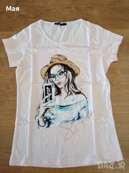 Елегантна дамска тениска, снимка 1