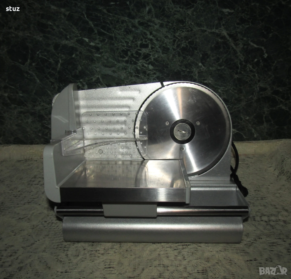 Електрическа машина за рязане на колбаси, хляб, сирена Clatronic, снимка 1