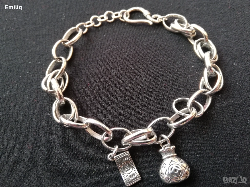 Нова Дамска Посребрена Гривна, снимка 1