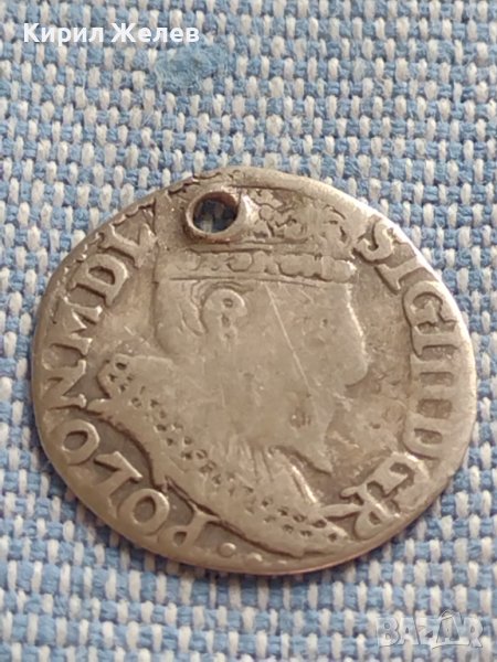 Сребърна монета 3 гроша 1596г. Сигизмунд трети ПОЛША 28451, снимка 1
