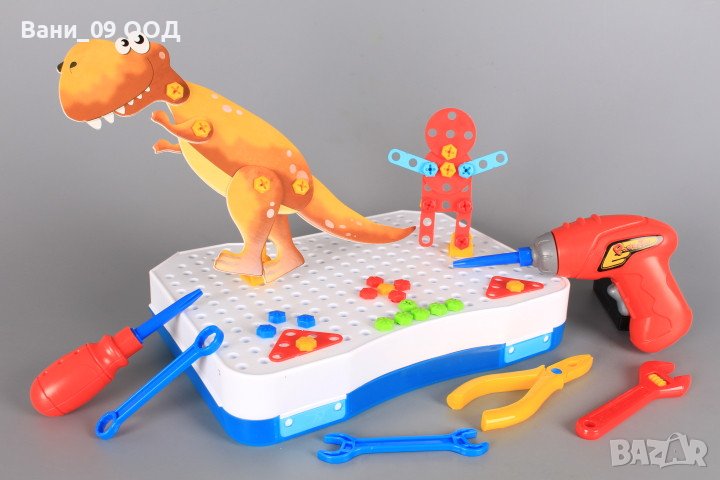 3D мозайка "Животни" с винтоверт, снимка 1