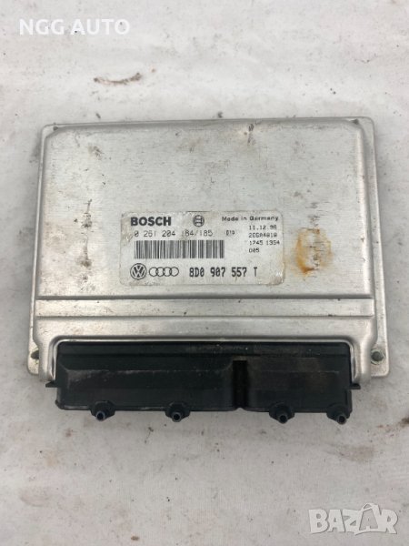 Компютър Двигател за Audi A4 1.8T, BOSCH, 0 261 204 184/185, 8D0 907 557 T, 8D0907557T, снимка 1