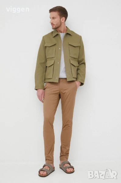 Яке на Michael Kors. Цвят зелен. Хаки Размер М. Милитъри стил. Класика, снимка 1