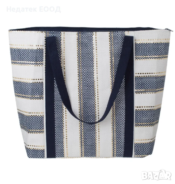 Плажна чанта, Син, 57x15x41см., снимка 1