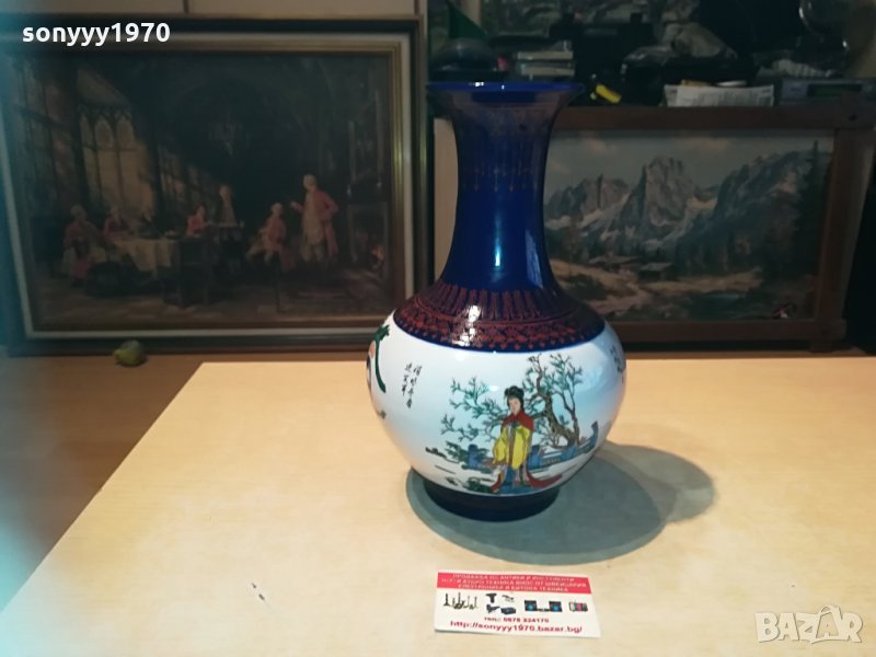 JAPAN-ВАЗА 28см-SWISS 1705210835, снимка 1