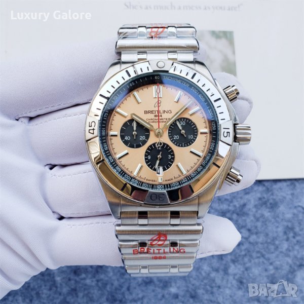 Мъжки часовник Breitling Chronomat B01 Orange с кварцов механизъм, снимка 1