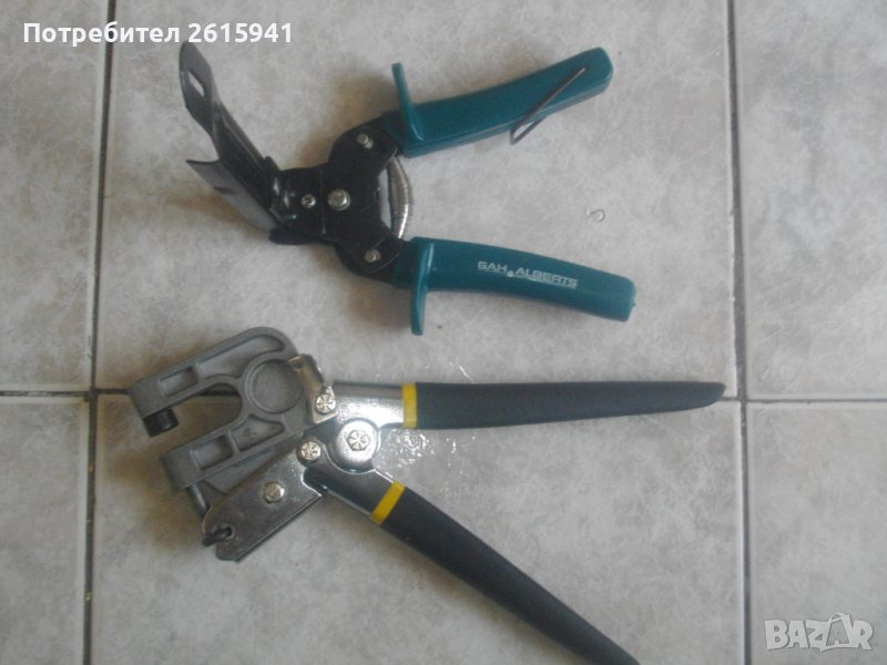 Немски Клещи Закрепване Тел На Ограда-Халки/Клещи Съединяване Ламарина/Профили-Професионални, снимка 1