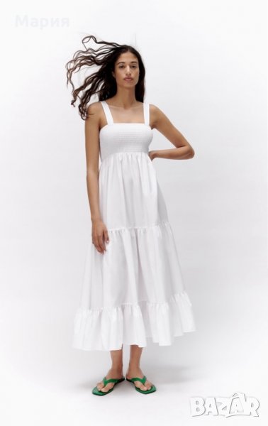 Дамска бяла рокля, снимка 1