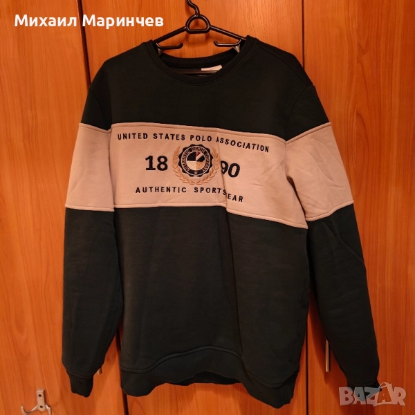 Блуза с дълъг ръкав US POLO L, снимка 1
