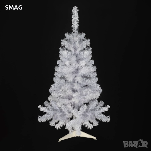 Коледна елха бяла с 145 клона - 1.20м_1154057, снимка 1