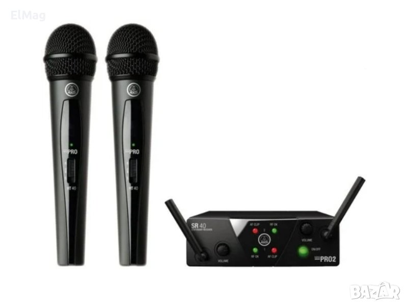 AKG WMS40 Mini Dual Vocal Безжични микрофони, снимка 1