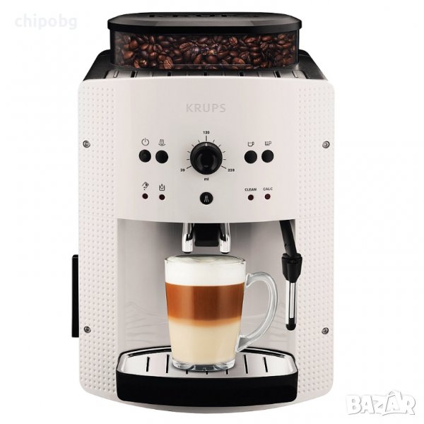 Кафемашина, Krups EA810570, Espresseria Automatic Manual, Coffee machine, 1450W, 15 bar, white, снимка 1