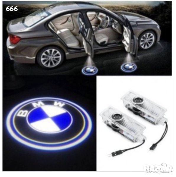 Лед лого за врата за BMW, снимка 1