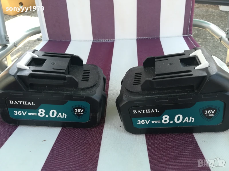 36V 8Ah LI-ION 2БР БАТЕРИЙ ЗА ФЛЕКС РЕЗАЧКА 0208251703, снимка 1