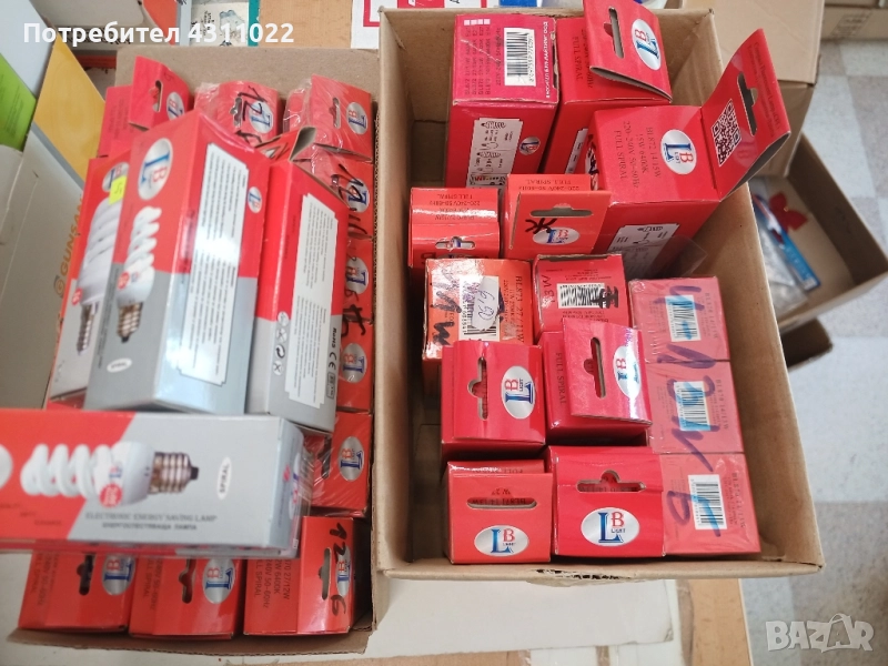 Крушки Е14 37 броя., снимка 1