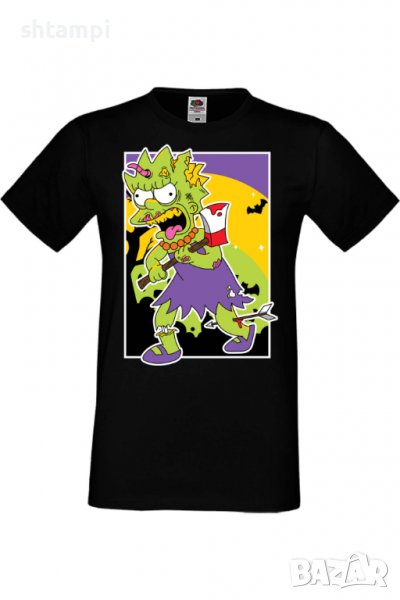 Мъжка тениска The Simpsons Lisa Simpson 01,Halloween,Хелоуин,Празник,Забавление,Изненада,Обичаи,, снимка 1