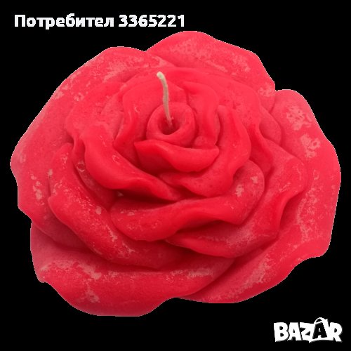 Голяма Роза свещ, снимка 1