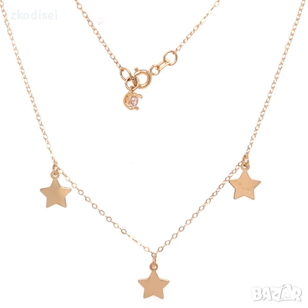 Златно колие 2,04гр. 42,0см. 14кр. проба:585 модел:32105-3, снимка 1