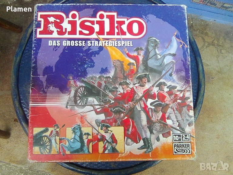 Рисико голяма стратегическа игра карта войници зарове 59 карти от 2011 година, снимка 1