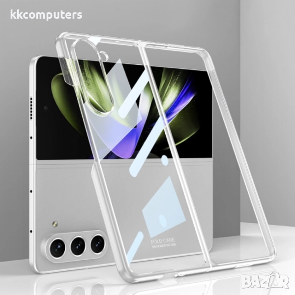 Samsung Galaxy Z Fold5 Electroplating PC Калъф и Протектор, снимка 1
