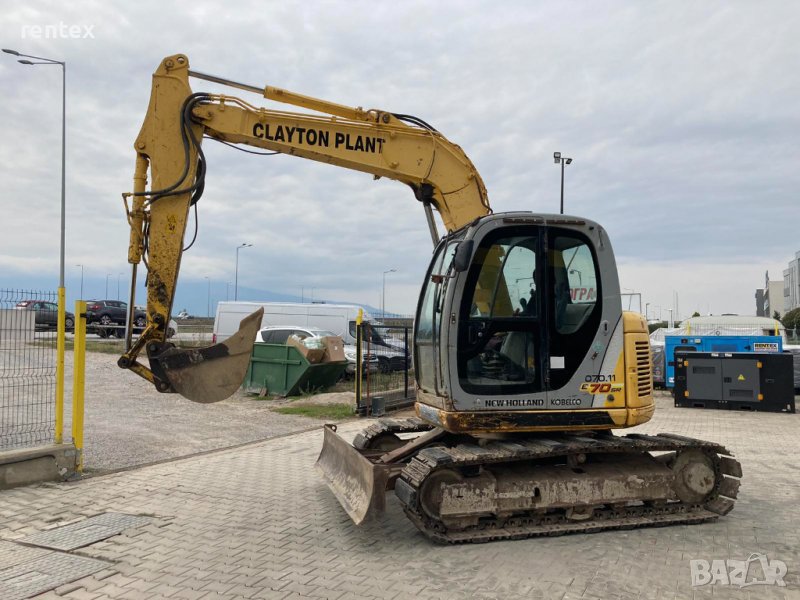 Мини багер 8т New Holland Kobelco ПОД НАЕМ от Рентекс, снимка 1